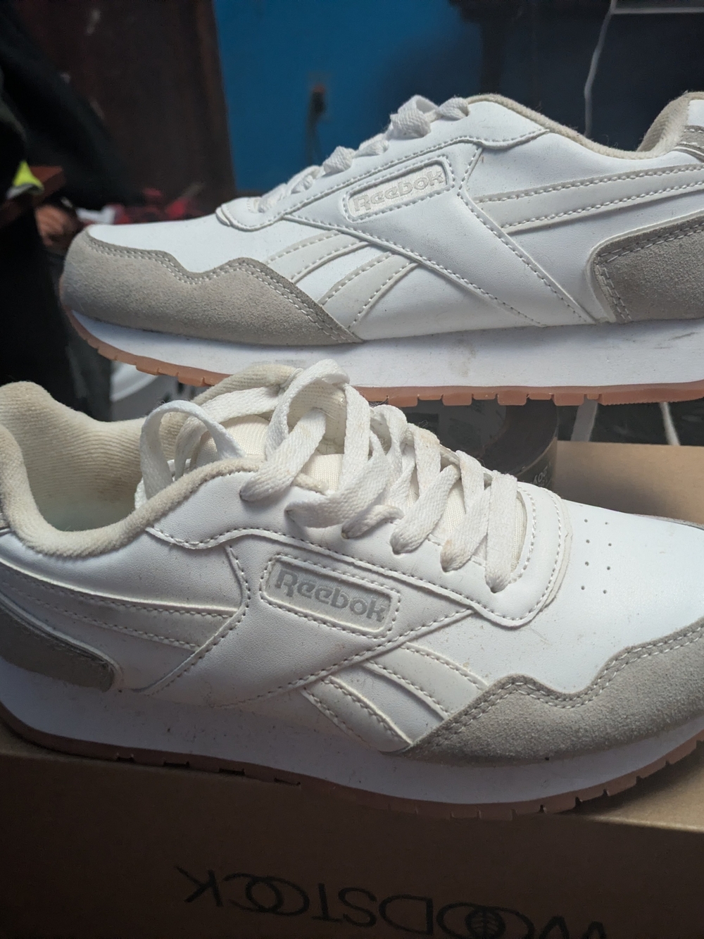 Women's Reebok Classic Harmon White Sneakers Size 6 NWOT